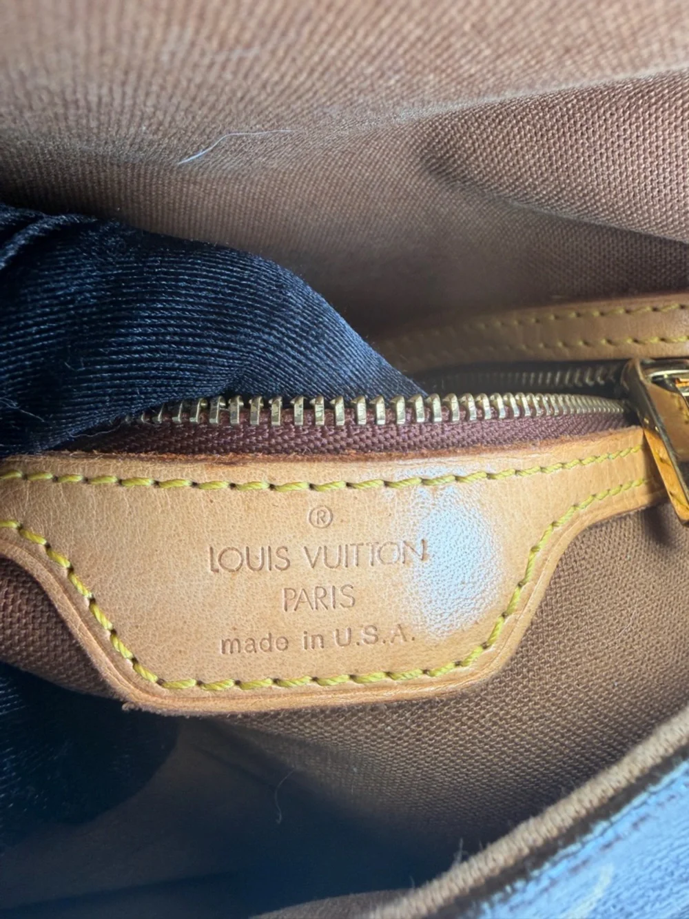 Authentic Louis Vuitton Monogram Mini Looping Loop PM Canvas Shoulder Bag